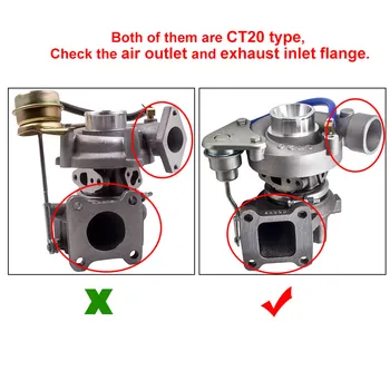 CT20 Turbocompresor pentru Toyota LAND CRUISER 2.4 L D 2L-T 1988-191 17201-54060 pentru Hiace Hilux Landcruiser 4-Runner 2-2.4 L Echilibrată