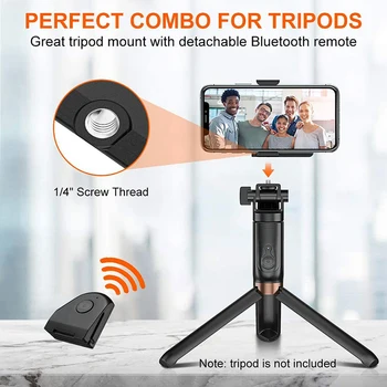 CapGrip Wireless Bluetooth Smartphone Selfie Rapel Mâner Telefon Stabilizator Suport stativ trepied pentru smartphone