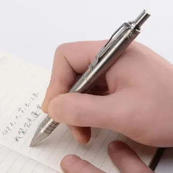 Solide Din Aliaj De Titan Gel Ink Pen De Epocă Scris, Pix Cu Gel Student Rechizite