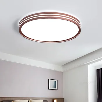 Lumina de Imprimare Nordic 2020 Nou Stil Simplu Dormitor Balcon Studiu din Fier Forjat Post-Modern, Transparent rotund LED Tavan
