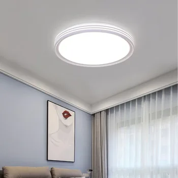 Lumina de Imprimare Nordic 2020 Nou Stil Simplu Dormitor Balcon Studiu din Fier Forjat Post-Modern, Transparent rotund LED Tavan