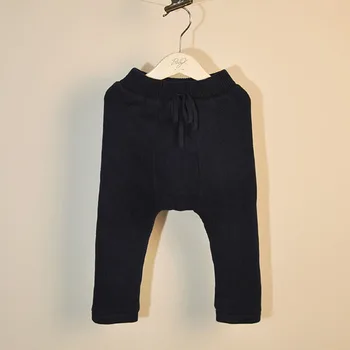 2016 Iarna Noi Băieți Fete Pantaloni Harem Copilul KidsToddlers Cald Fleece Pantaloni
