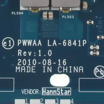 PWWAA LA-6841P Notebook Placa de baza Pentru TOSHIBA Satellite C660 GM45 GL40 Laptop placa de baza K000111600 K000111590 DDR3