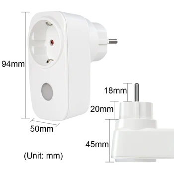 Noi MSLE 230V 16A de la Distanță fără Fir Ultra Long-Distance Control Switch Socket Acasă Lumina UE Plug Simplu Potrivit Pentru persoanele În Vârstă