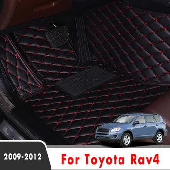 Auto Covorase Pentru Toyota Rav4 2012 2011 2010 2009 Mașină De Covoare Piele Artificiala Covoare Interior Auto Personalizate Accesorii Capac