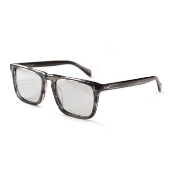 Lumina de lentile de ochelari de soare pentru blue lentile de ochelari Moda Retro Bărbați ochelari de Soare Patrati