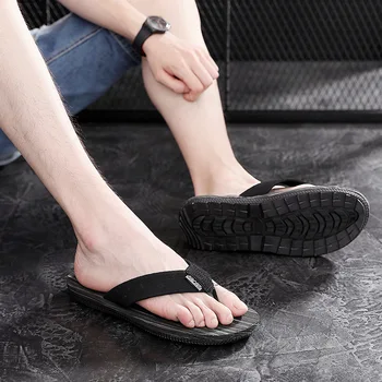 De vară 2020 versiunea coreeană de valul papuci de casă pentru bărbați non-alunecare de picioare de dimensiuni mari flip-flops, papuci de casă papuci in picioare pantofi de plaja
