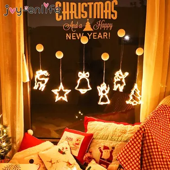 Led-uri de Crăciun copac Elan Bell lumina Decor de Crăciun Pentru Acasă Fereastra fraier lumini Ornament de Crăciun Cadou de Crăciun de Anul Nou