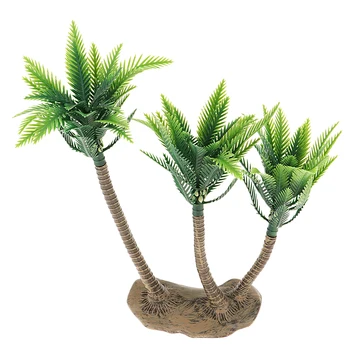 1BUC Verde din Plastic Model Copaci Layout Tropicale Tren Palmier Diorama Peisaj pentru Acasă în aer liber, Grădină Decor