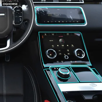Auto-Vindecare TPU Autocolant Clar Interiorul Masinii Ecran Panou Consola Transparenct Folie de Protectie Pentru Range Rover Velar 2017-2019