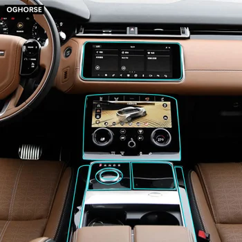 Auto-Vindecare TPU Autocolant Clar Interiorul Masinii Ecran Panou Consola Transparenct Folie de Protectie Pentru Range Rover Velar 2017-2019