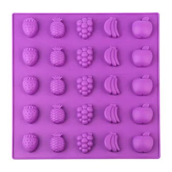 Noi Miniatură Bomboane Mucegai, Fructe de Silicon Bomboane Mucegai Gummy Bomboane Mucegai Sugarcraft Instrumente mai bune 2020 Fructe bomboane mucegai