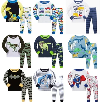 39 design baieti Batman copii, pijamale copii, pijamale copii seturi de pijamale baieti Dinozaur Masina pijamale pijamas bumbac îmbrăcăminte de noapte
