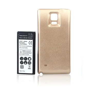 3pcs/lot 6800mAh EB-BN916BBE Baterie Extinsa + 3 de Culoare Opțional Caz Pentru Samsung Galaxy Note IV 4 Note 4 N910F/H/S/U/L/O/P
