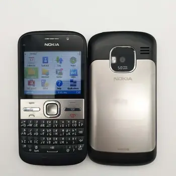 Renovat Original Deblocat Nokia E5 Camera de 5MP 3G de rețea, tastatură rusă rusă languge telefoane mobile Repede