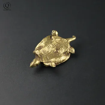 Cupru Pur Turtle Statuie Vintage Din Alama Broască Țestoasă Miniaturi, Figurine Decoratiuni Auto Ornament Decor Birou Accesorii Craft