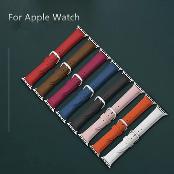 Autentice din piele de curea de ceas pentru apple watch band 42mm 44mm apple watch 4 5 38mm 40mm iwatch 3/2/1 correa de înlocuire brățară