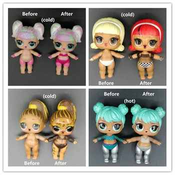 Nou Original LOLs Surpriză Păpuși Schimbare de Culoare de Plastic Figura Copil Rare Stil Limitată de Colectare de Jucării pentru Fete Ziua de nastere Cadouri