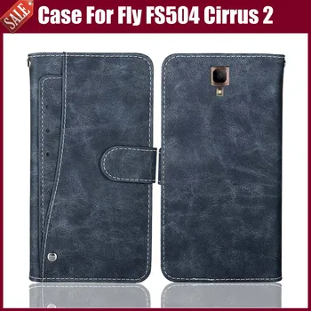 Design Nou! Zbura FS504 Cirrus 2 Caz, de Lux Portofel Piele Flip Caz de Protecție Telefon Acoperă Cu Sloturi pentru Carduri