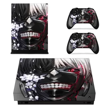 Tokyo Ghoul Plin Fatete Piele Console si Controller Decal Autocolante pentru Xbox One X Consola + Controller Piele