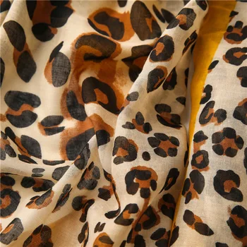 Femeile Noua Moda Leopard Dot Franjuri Vascoza Șal Eșarfă Spania Brand Designer de Eșapament Bentita Sjaal Musulmane Hijab Sjaal 180*90Cm