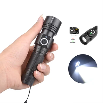 USB LED Reîncărcabilă Lanterne de Mare de Lumeni, Lumina de Noapte cu Zoom Camping Lampa cu 3 Moduri în aer liber Lanterna