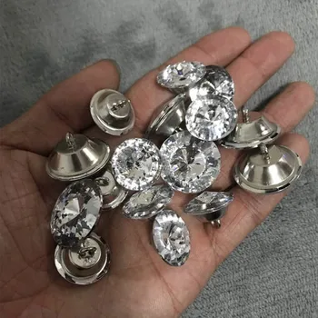 50Pcs/lot acrilice Butoane de Cusut Canapea DIY Diamant Tapițerie Bordura acrilica Cristal Butoane Accesorii 18/20/25/30MM