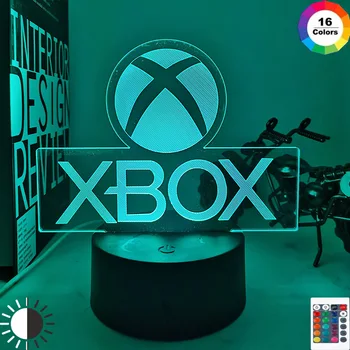 Joc XBOX Acasă Joc cel Mai bun Cadou pentru Băiat Lumina de Noapte LED USB Direct de Aprovizionare App de Desene animate pentru Copii de Control Cadouri 3d Lampa