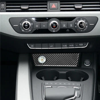 Pentru Audi a4 b9 RS4 S4 2017-2019 Styling Auto Ornamente Interioare Carbon Fibre RHD Accesorii Bricheta Panou Capitonaj Capac
