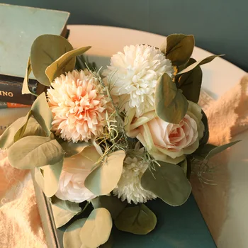 Rose flori artificiale flori de mătase pentru buchet de mireasa acasă deschiderea noului magazin decoratiuni petrecere, decoratiuni flori false
