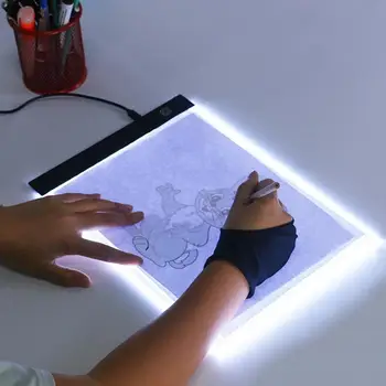 Desen Digital Comprimat LED 3-Nivelul intensității luminoase în Caseta de Lumina Contur Copie de Bord Grafice Tablete Arta Pictura Scris de Diamant Instrumente de Vopsea