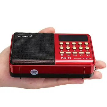 Mini Handheld Portabil K11 Radio Multifunctional Reincarcabil Digital FM USB TF MP3 Player Boxe Dispozitive Consumabile