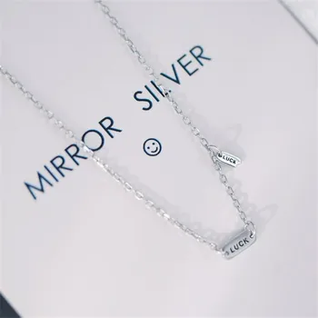 Noi Populare engleză Norocos Simple, Nișă de Design de 925 Bijuterii din Argint de sex Feminin Rafinat Bratari SB209