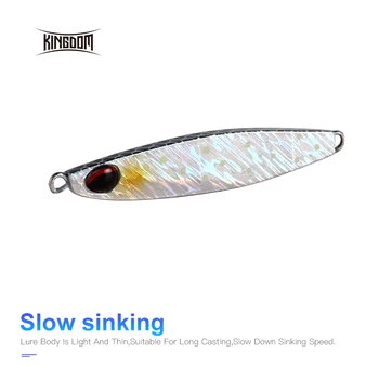 Regatul 2019 Noi DRAGER Metal Turnat Jig Lingura 8.3 G 14.7 G 24.3 G Malul Turnare Jigging Duce Pește, Biban de Mare momeala de Pescuit Momeli Greu