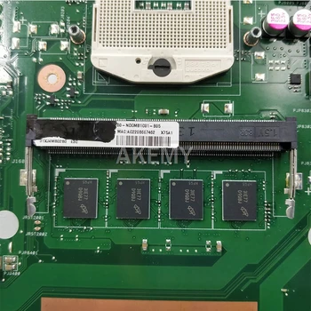 Pentru Asus A75A X75A X75A1 X75VB laptop placa de baza HM70 SLJNV Sprijin seria B cpu Placa de baza REV:2.0 4GB RAM PGA989 placa de baza