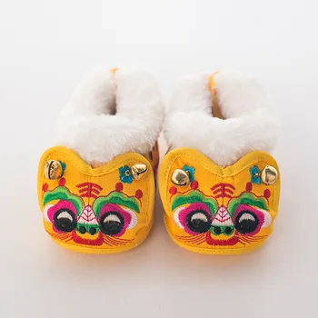 Chineză Stil Nou Pui De Tigru Pantofi Pantofi De Bumbac Copilul Lună Plină An Plin Talpă Moale De Bumbac, Pantofi De Cald, De Moale, De Înaltă Calitate