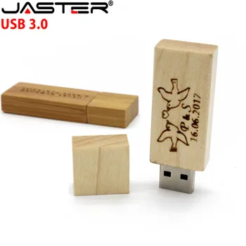 JASTER (peste 1 BUC gratuit LOGO-ul) din Lemn USB 3.0 arțar unitate flash usb pen drive 4GB, 16GB 32GB 64GB memorie stick LOGO-ul clientului