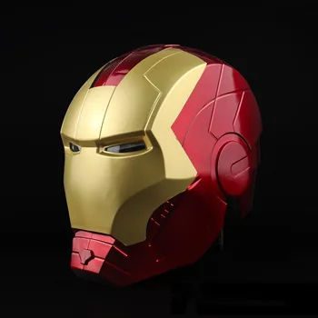 Anime super-Erou Iron Man Cosplay Masca Tony Stark Cap LED Casca Deschis PVC Măști Copil Adult Petrecere de Halloween Noi