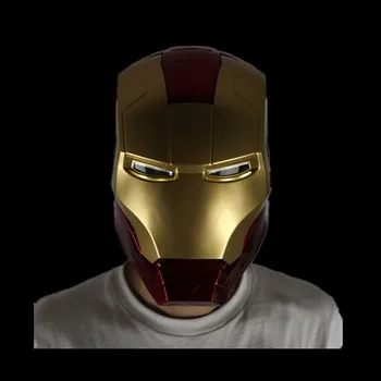 Anime super-Erou Iron Man Cosplay Masca Tony Stark Cap LED Casca Deschis PVC Măști Copil Adult Petrecere de Halloween Noi