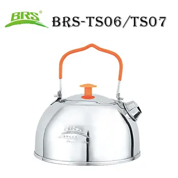 BRS-TS06/BRS-TS07 din Oțel Inoxidabil Oală de Ceai de Camping Fierbător de Apă Ceainic Vase oala Ibric de Gătit în aer liber