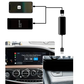 Pentru CarPlay, Android Auto Dongle USB cu Cablu Adaptor cu Intrare de Microfon pentru Android4.2 Navigație Auto Multimedia Player De Interconectare