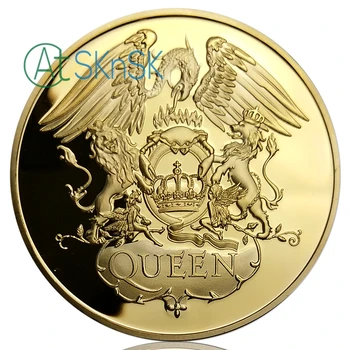 5PC e/Lot REGINA Rock Band Muzica Comemorative Legende de Aur/Argint Placat cu Monede de Colecție pentru Fanii Colector de Colectare Cadouri