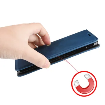 De lux Slim din Piele Flip Cover Pentru Huawei Honor 9A Caz Card de Portofel Stand Magnetic Book Cover Pentru Onoare 9A Telefon Mobil Cazuri