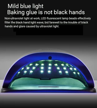 SOARELE X7 Max Lampa de Unghii Uscat Rapid 180W 57LED Lampa UV Puternic Gel de Unghii Uscător de Lampa Profesionala Manichiura Lampa