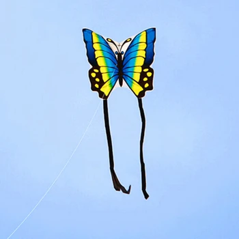 Transport gratuit de înaltă calitate fluture Zmeu cu maner linia copii kite flying toys control ușor ripstop nylon păsări vultur Zmeu