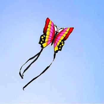 Transport gratuit de înaltă calitate fluture Zmeu cu maner linia copii kite flying toys control ușor ripstop nylon păsări vultur Zmeu