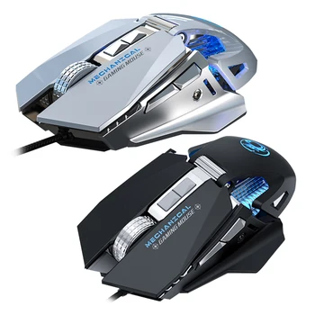 IMICE T96 USB Cablu RGB lumina de Fundal Mouse de Gaming 6 Trepte 7200DPI Reglabil Definiție Macro 7 Butoane Ergonomice PC Gaming mouse
