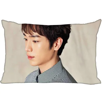 Fierbinte KPOP Seo Kang Joon față de Pernă Decorative PillowCover Fermoar fețe de Pernă din Satin Personalizat imagine de dimensiune mai
