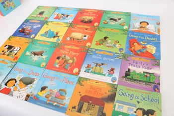 20buc/set Usborne Farmyard Tales Cărți în limba engleză pentru Copii de Învățământ de renume engleză Carte Poveste