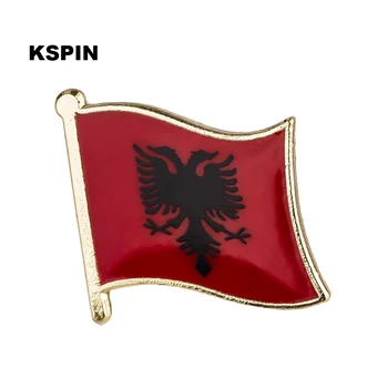 Azerbaidjan flag pin pin rever insigna 10buc o mulțime Brosa Icoane KS-0008